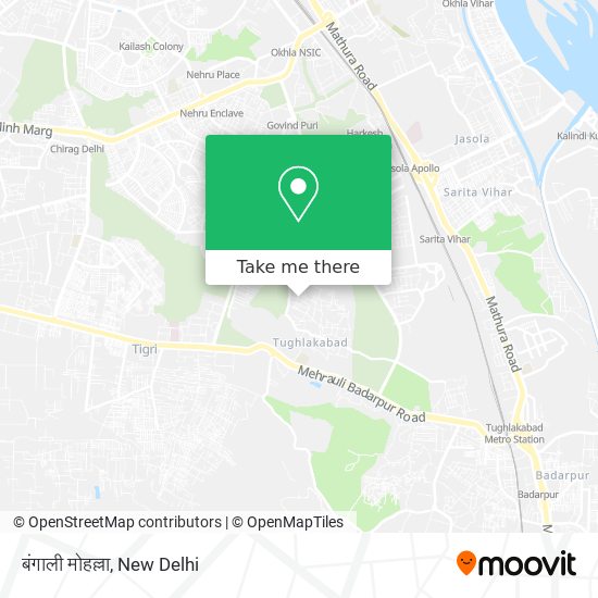 बंगाली मोहल्ला map