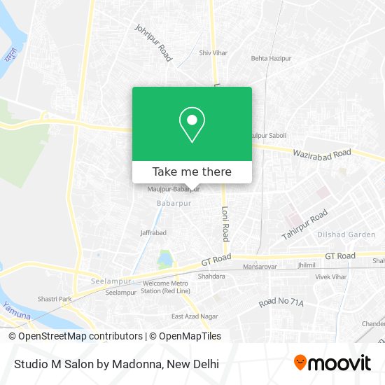Studio M Salon by Madonna map