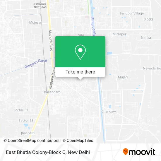 East Bhatia Colony-Block C map