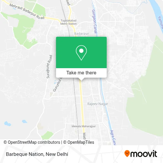 Barbeque Nation map