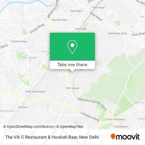 The Vik C Restaurant & Hookah Baar map