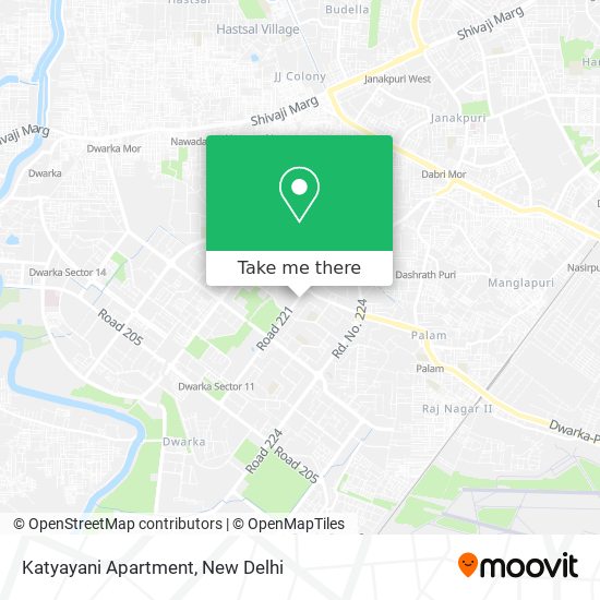 Katyayani Apartment map