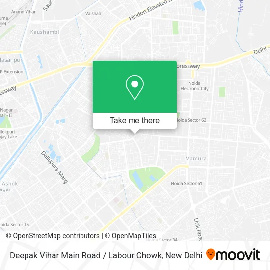 Deepak Vihar Main Road / Labour Chowk map