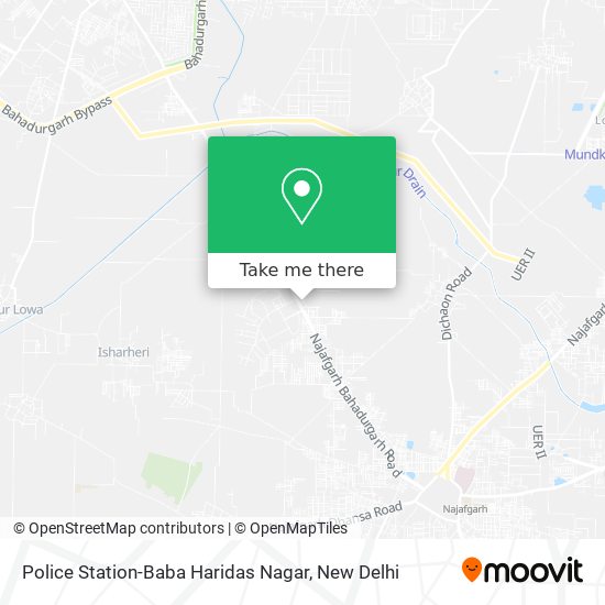 Police Station-Baba Haridas Nagar map