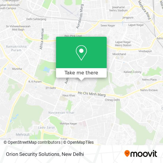 Orion Security Solutions map