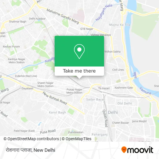 रोशनारा प्लाजा map
