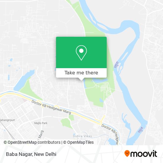 Baba Nagar map