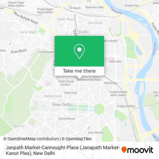 Janpath Market-Cannought Place (Janapath Market-Kanot Ples) map