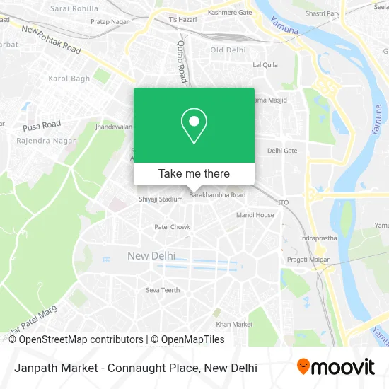 How to Get to Janpath Market-Cannought Place (Janapath Market-Kanot ...