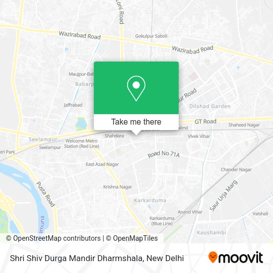 Shri Shiv Durga Mandir Dharmshala map