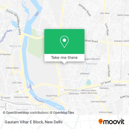 Gautam Vihar E Block map