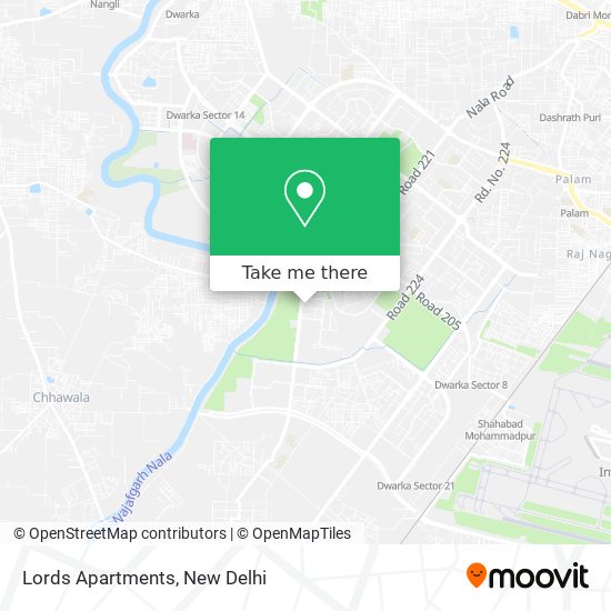 Lords Apartments map