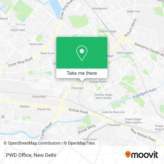 PWD Office map