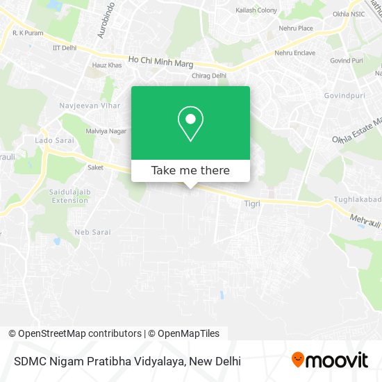 SDMC Nigam Pratibha Vidyalaya map