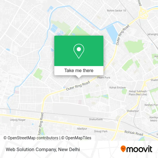 Web Solution Company map