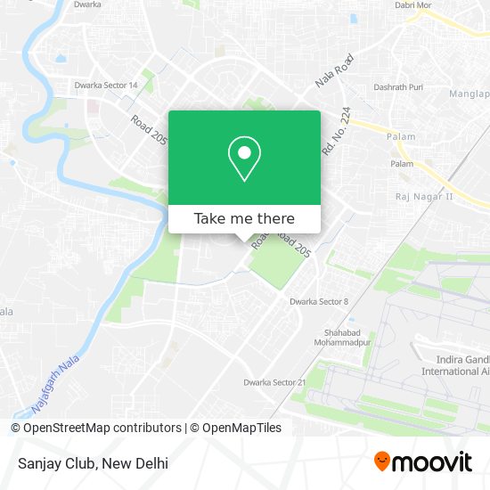 Sanjay Club map