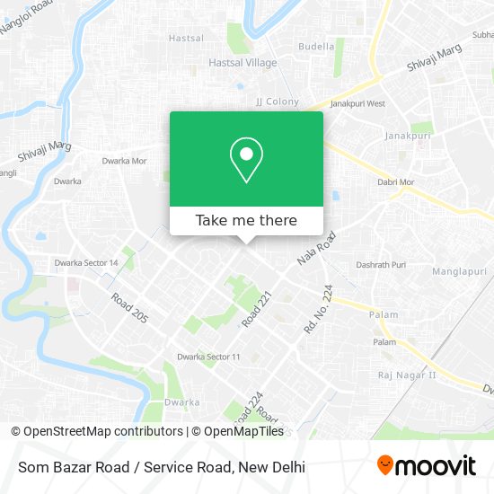 Som Bazar Road / Service Road map