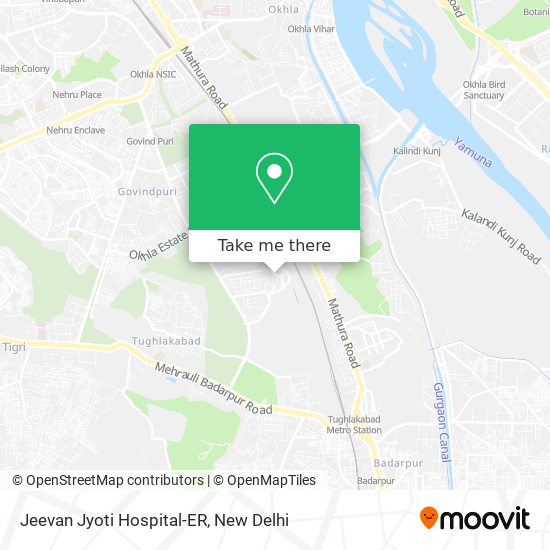 Jeevan Jyoti Hospital-ER map