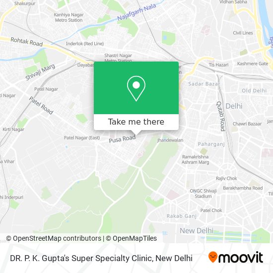 DR. P. K. Gupta's Super Specialty Clinic map