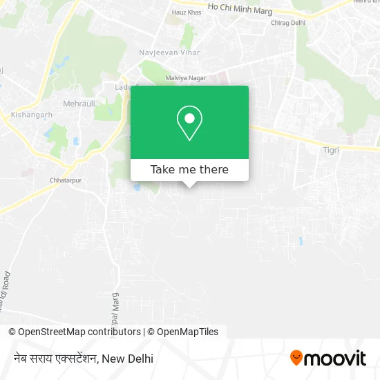 नेब सराय एक्सटेंशन map