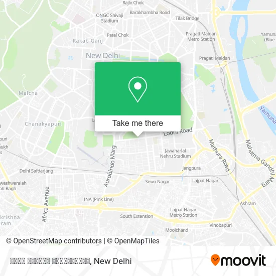 लोदी गार्डन रेस्टोरेंट map