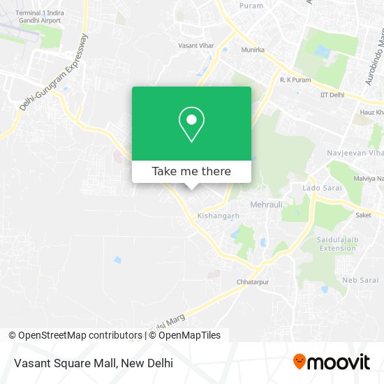 Vasant Square Mall map