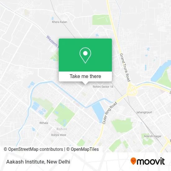 Aakash Institute map