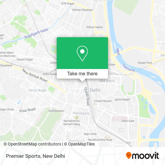 Premier Sports map