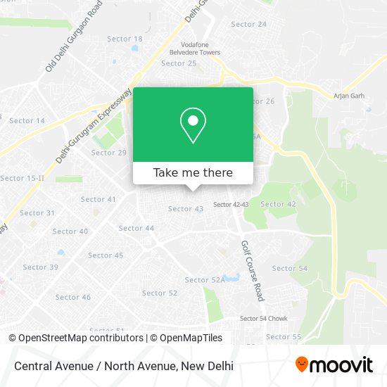 Central Avenue / North Avenue map