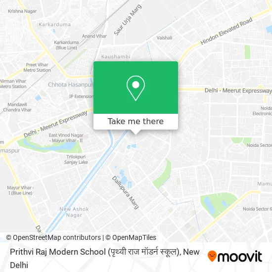 Prithvi Raj Modern School (पृथ्वी राज मॉडर्न स्कूल) map
