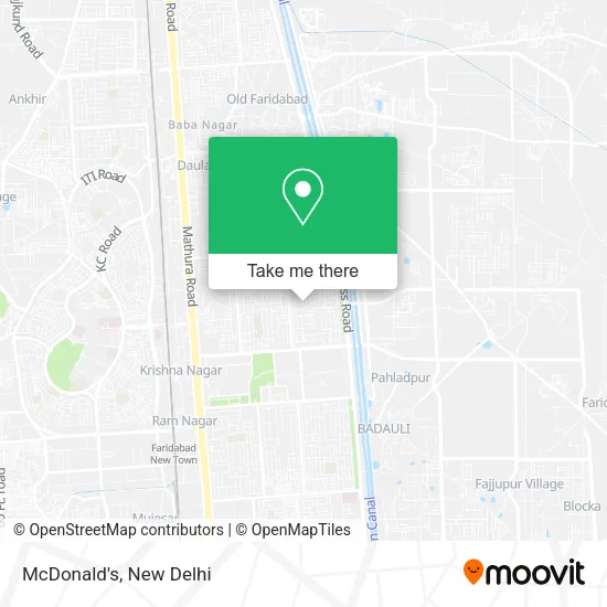 McDonald's map