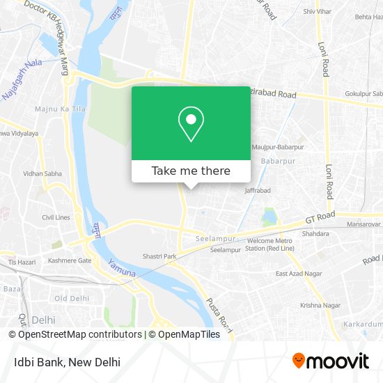 Idbi Bank map