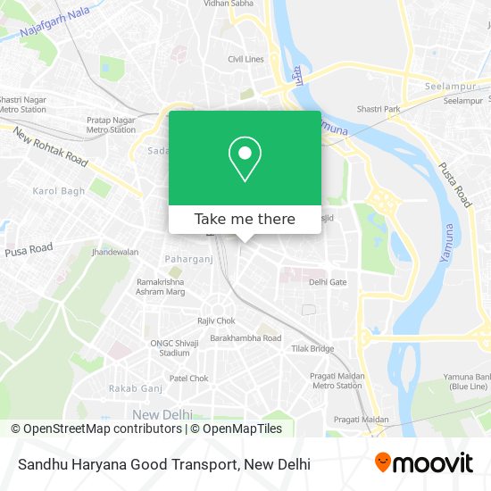 Sandhu Haryana Good Transport map