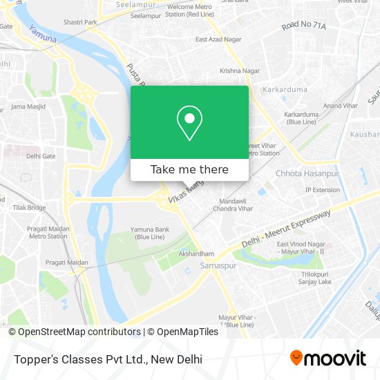 Topper's Classes Pvt Ltd. map