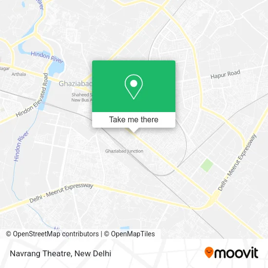 Navrang Theatre map