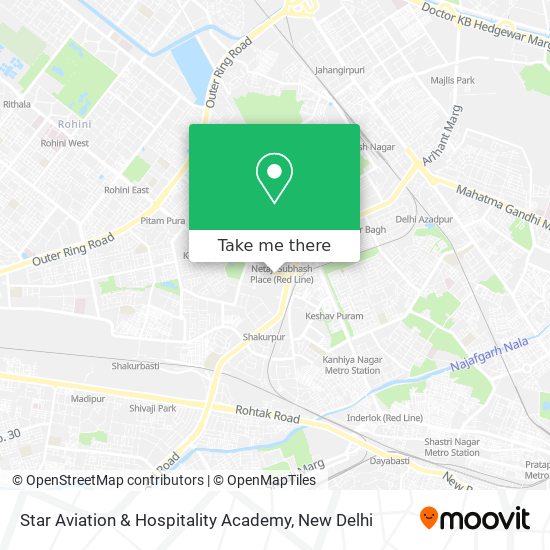 Star Aviation & Hospitality Academy map