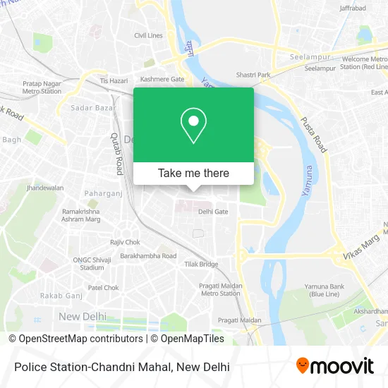 Police Station-Chandni Mahal map