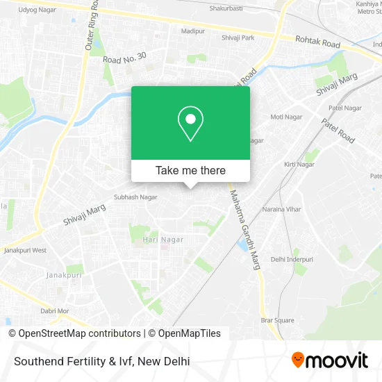 Southend Fertility & Ivf map