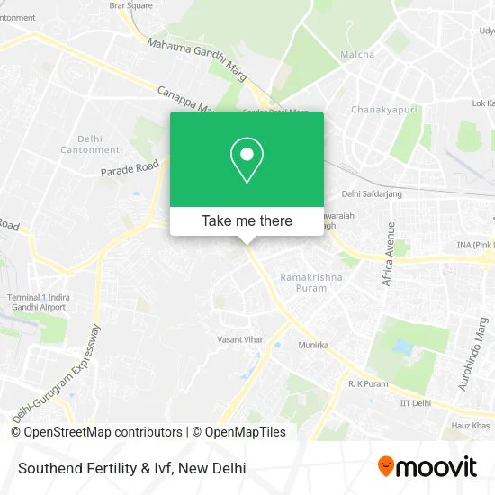 Southend Fertility & Ivf map