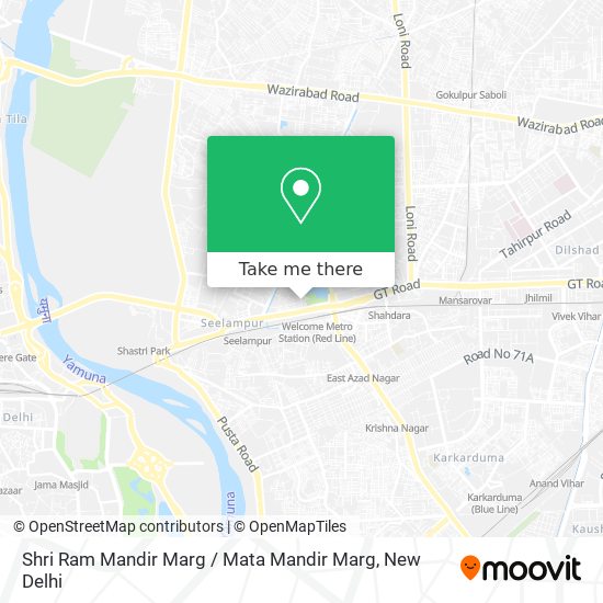 Shri Ram Mandir Marg / Mata Mandir Marg map