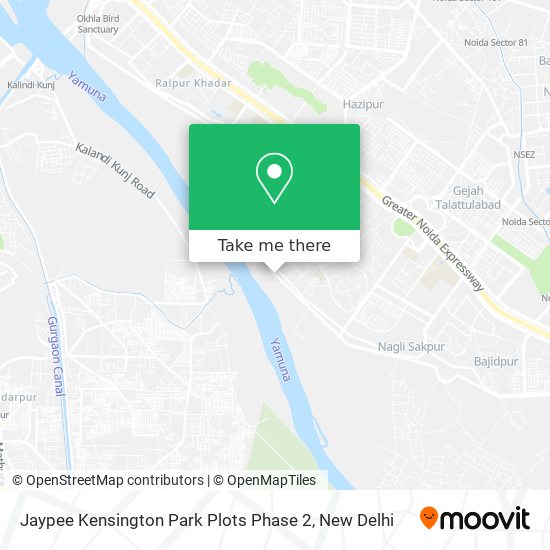 Jaypee Kensington Park Plots Phase 2 map