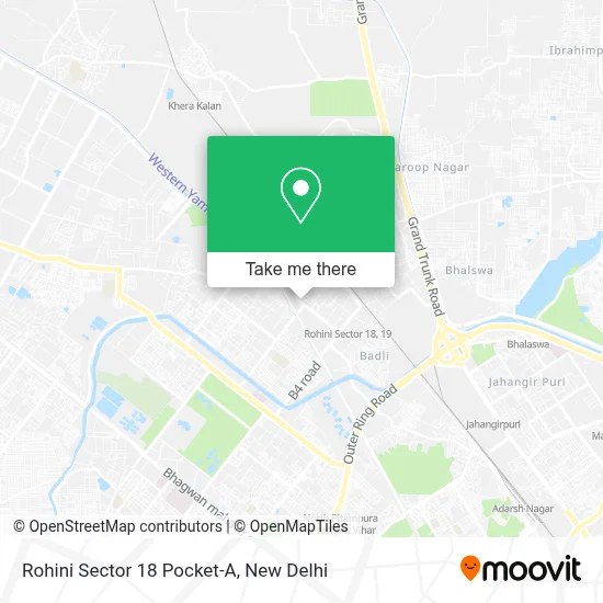 Rohini Sector 18 Pocket-A map