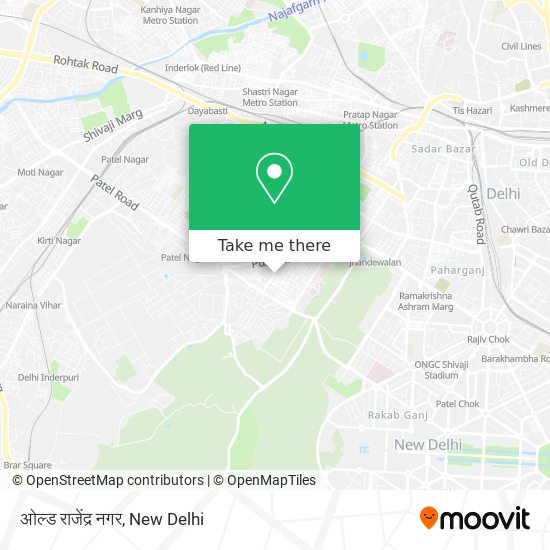 ओल्ड राजेंद्र नगर map