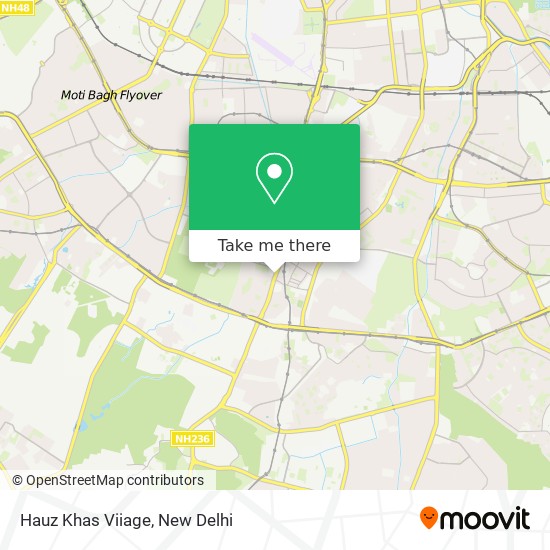 Hauz Khas Viiage map