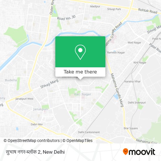 सुभाष नगर-ब्लॉक 2 map