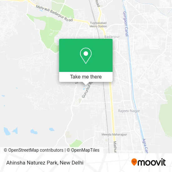 Ahinsha Naturez Park map
