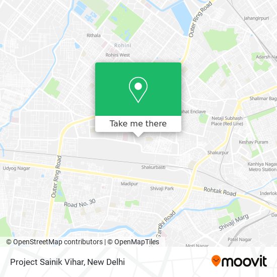 Project Sainik Vihar map