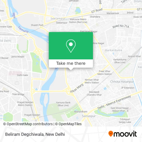 Beliram Degchiwala map