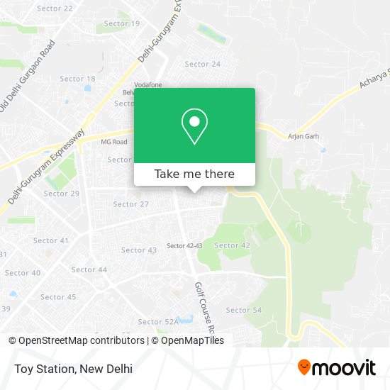 Toy Station map