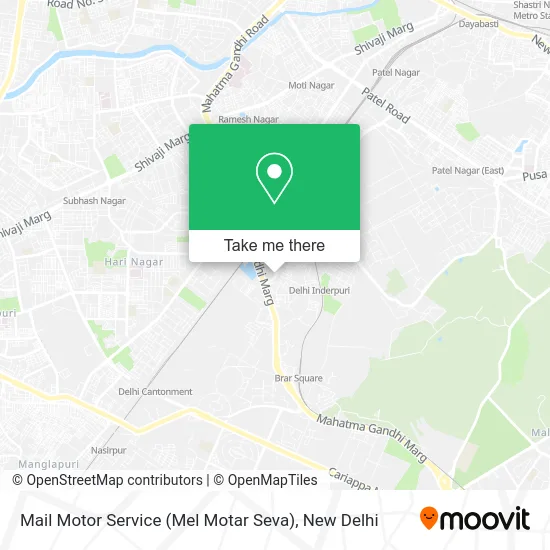Mail Motor Service (Mel Motar Seva) map